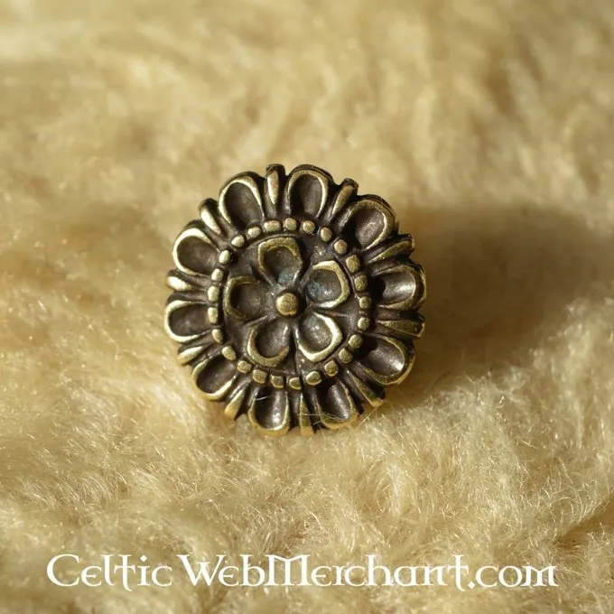 15th Century Floral Belt Fittings (set Of 5 Pieces) 4 15th Century Floral Belt Fittings (set Of 5 Pieces) - Image 4