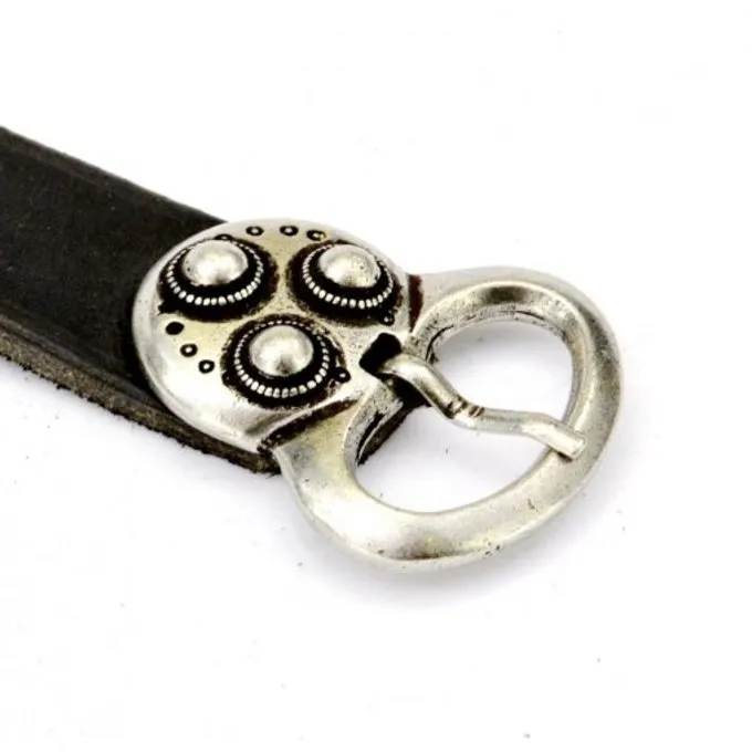 Alemanic Belt, Black, Silvered 1 Alemanic Belt, Black, Silvered