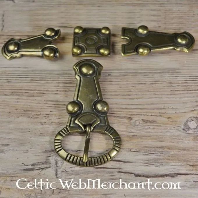 Allemanic Belt Fitting From Balingen, Silvered 1 Allemanic Belt Fitting From Balingen, Silvered