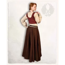 Mytholon Annabelle Bodice, Burgundy -Medieval Clothing Sales Store annabelle bodice burgundy 3