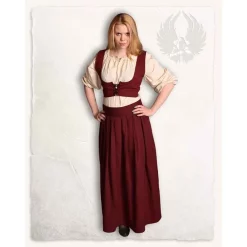 Mytholon Annabelle Bodice, Burgundy -Medieval Clothing Sales Store annabelle bodice burgundy 4