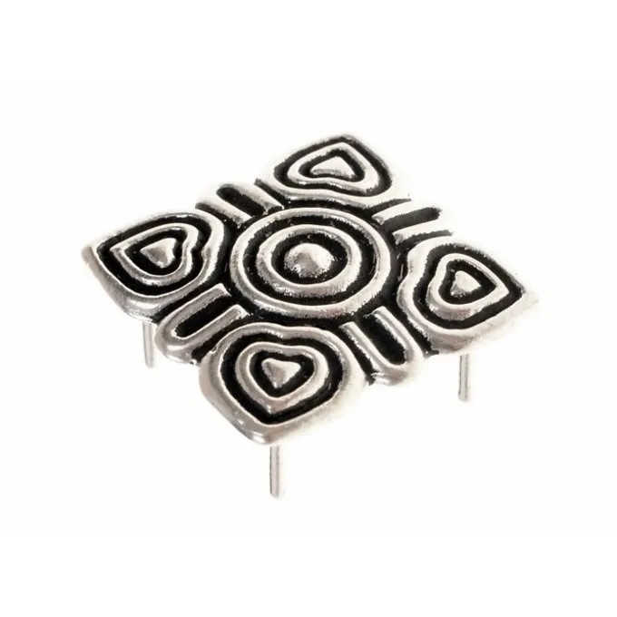 Arabic Viking Jewel, Silvered 1 Arabic Viking Jewel, Silvered