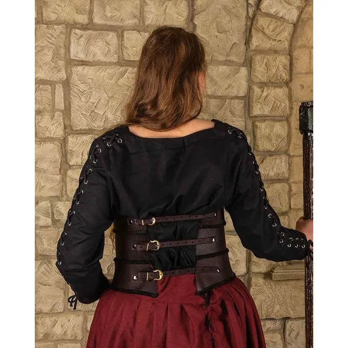 Mytholon Armor Corset Scarlett, Brown Leather 2 Mytholon Armor Corset Scarlett, Brown Leather - Image 2