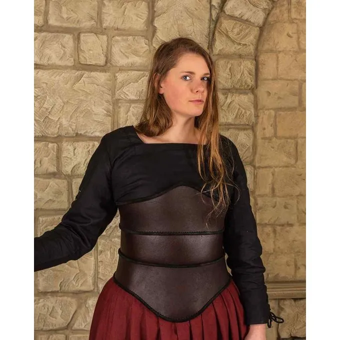 Mytholon Armor Corset Scarlett, Brown Leather 1 Mytholon Armor Corset Scarlett, Brown Leather