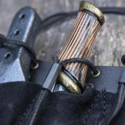 Epic Armoury Belt Holder For 3 LARP Throwing Knives, Black -Medieval Clothing Sales Store belt holder for 3 larp throwing knives black 3