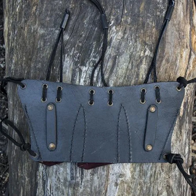 Epic Armoury Belt Holder For 3 LARP Throwing Knives, Brown 2 Epic Armoury Belt Holder For 3 LARP Throwing Knives, Brown - Image 2