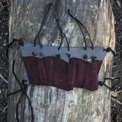 Epic Armoury Belt Holder For 3 LARP Throwing Knives, Brown
