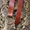 Leonardo Carbone Belt With Thor's Hammer, Brown