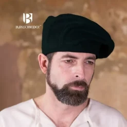 Burgschneider Beret Harald Wool, Black