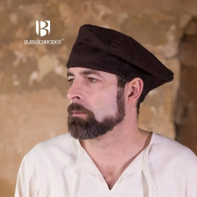 Burgschneider Beret Harald Wool, Brown 1 Burgschneider Beret Harald Wool, Brown