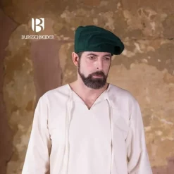 Burgschneider Beret Harald Wool, Green