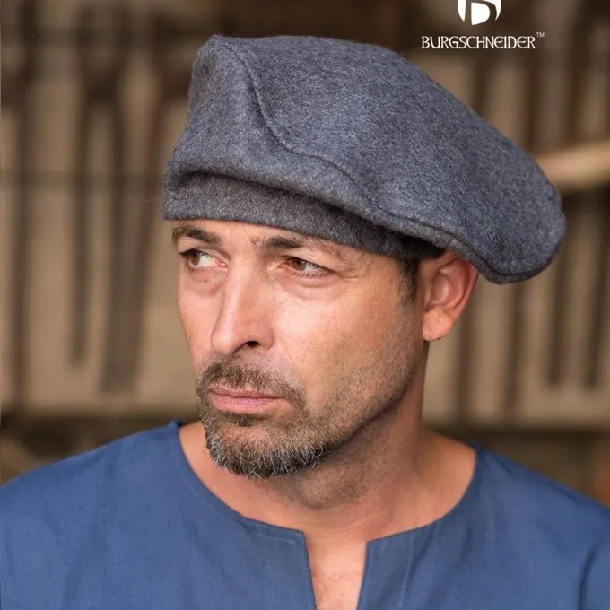 Burgschneider Beret Harald Wool, Grey 1 Burgschneider Beret Harald Wool, Grey