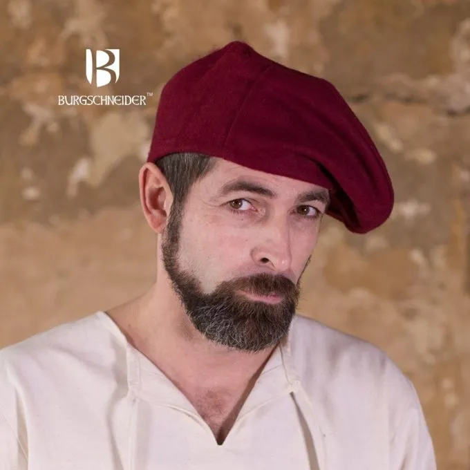 Burgschneider Beret Harald Wool, Red 2 Burgschneider Beret Harald Wool, Red - Image 2