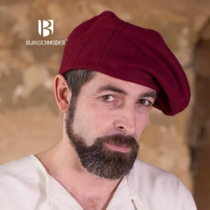 Burgschneider Beret Harald Wool, Red 3 Burgschneider Beret Harald Wool, Red - Image 3