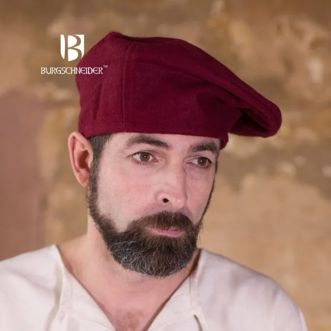 Burgschneider Beret Harald Wool, Red 1 Burgschneider Beret Harald Wool, Red