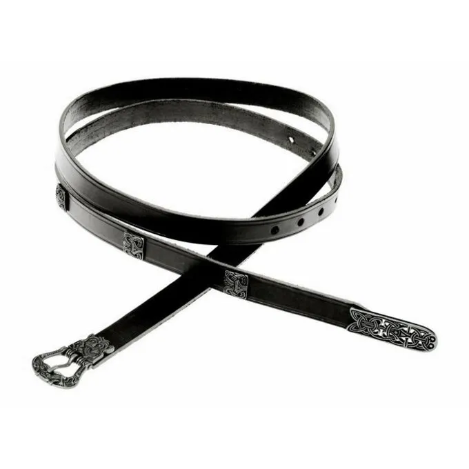 Birka Belt Deluxe, Black, Brass 1 Birka Belt Deluxe, Black, Brass