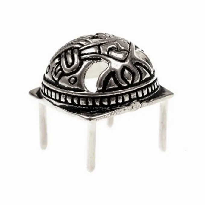 Birka Belt Fitting Grave 15, Silvered 2 Birka Belt Fitting Grave 15, Silvered - Image 2