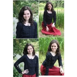 Leonardo Carbone Blouse Andrea Black 6 Leonardo Carbone Blouse Andrea Black -Medieval Clothing Sales Store blouse andrea black 2