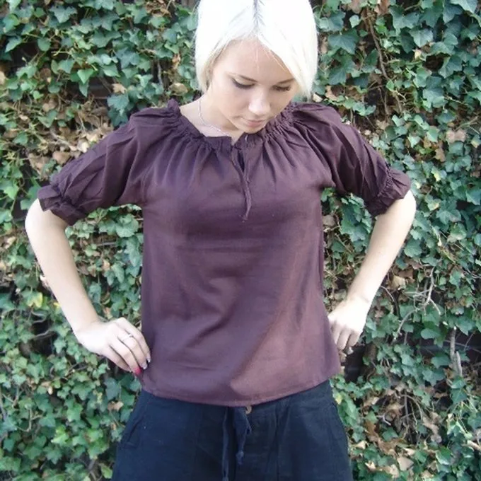 Leonardo Carbone Blouse Julia Dark Brown 4 Leonardo Carbone Blouse Julia Dark Brown - Image 4