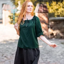 Leonardo Carbone Blouse Julia Green -Medieval Clothing Sales Store blouse julia green 3