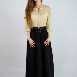Leonardo Carbone Blouse Julia Natural -Medieval Clothing Sales Store blouse julia natural 1