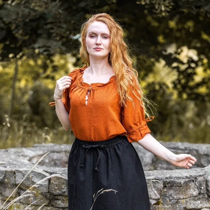 Leonardo Carbone Blouse Julia Ocher 2 Leonardo Carbone Blouse Julia Ocher - Image 2