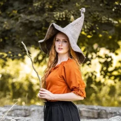 Leonardo Carbone Blouse Julia Ocher 8 Leonardo Carbone Blouse Julia Ocher -Medieval Clothing Sales Store blouse julia ocher 2