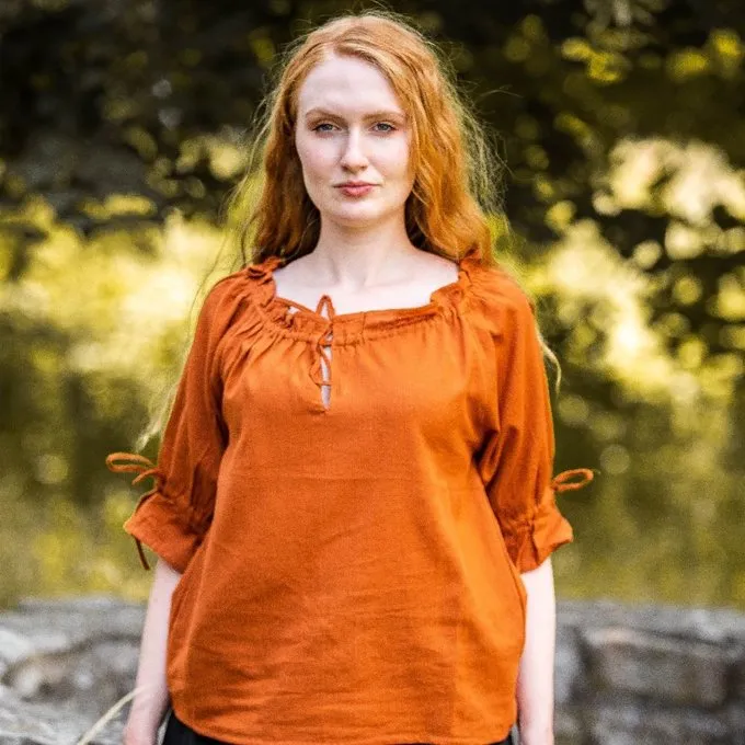 Leonardo Carbone Blouse Julia Ocher 6 Leonardo Carbone Blouse Julia Ocher - Image 6