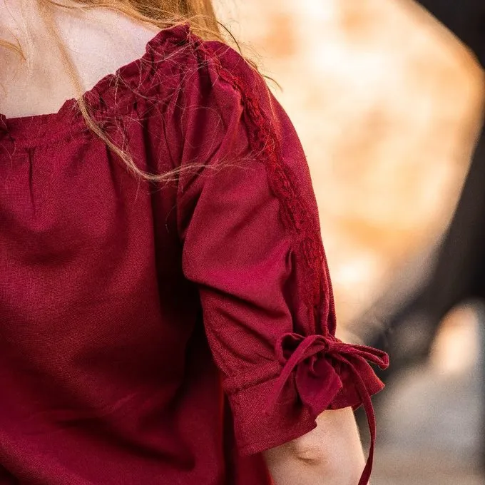 Leonardo Carbone Blouse Rosamund, Red 6 Leonardo Carbone Blouse Rosamund, Red - Image 6