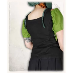 Mytholon Bodice Ursula, Cotton, Black -Medieval Clothing Sales Store bodice ursula cotton black 2