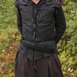 Epic Armoury Braided Sword Belt, Black