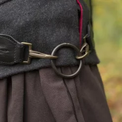 Epic Armoury Braided Sword Belt, Black -Medieval Clothing Sales Store braided sword belt black 4