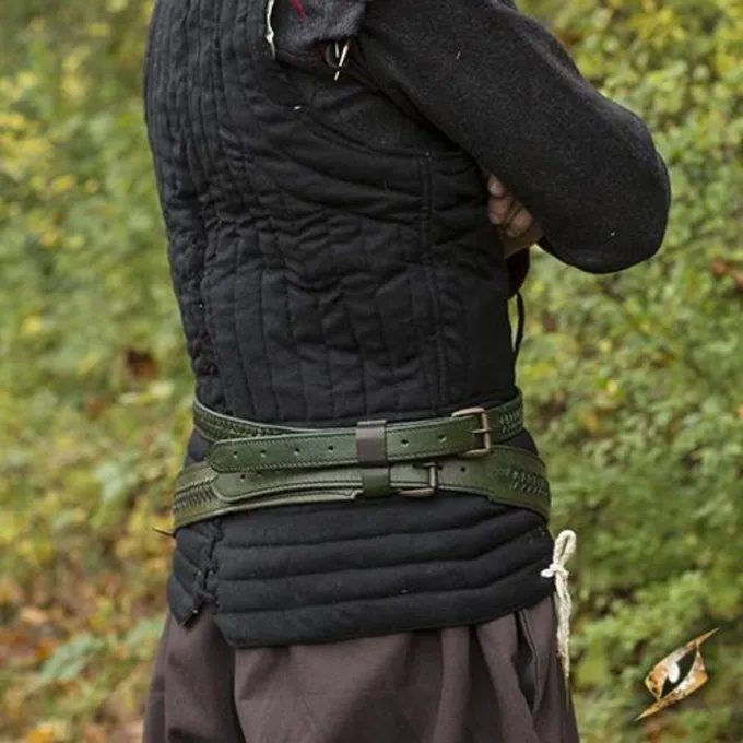 Epic Armoury Braided Sword Belt, Green 2 Epic Armoury Braided Sword Belt, Green - Image 2