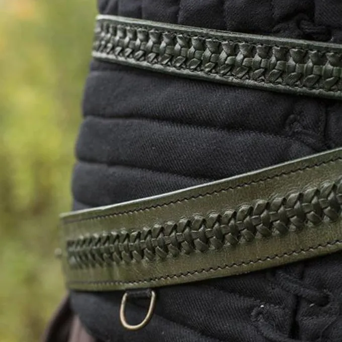 Epic Armoury Braided Sword Belt, Green 6 Epic Armoury Braided Sword Belt, Green - Image 6