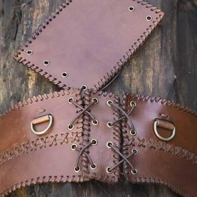 Epic Armoury Broad Waist Belt, Brown 2 Epic Armoury Broad Waist Belt, Brown - Image 2