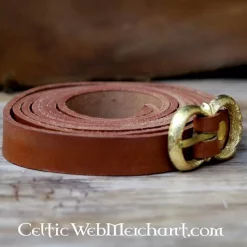 Leonardo Carbone Brown Leather Belt 2 Cm -Medieval Clothing Sales Store brown leather belt 2 cm 4