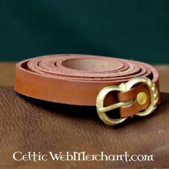 Leonardo Carbone Brown Leather Belt 2 Cm -Medieval Clothing Sales Store brown leather belt 2 cm 5