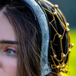 Leonardo Carbone Cap With Hairnet 11 Leonardo Carbone Cap With Hairnet -Medieval Clothing Sales Store cap with hairnet 5