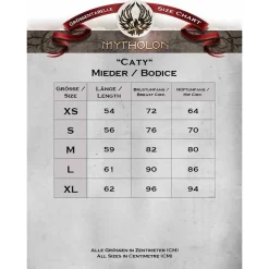 Mytholon Cathy Bodice, Black Suede -Medieval Clothing Sales Store cathy bodice black suede 2