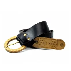 Leonardo Carbone Celtic Belt Cinaed, Black -Medieval Clothing Sales Store celtic belt cinaed black 3