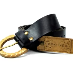 Leonardo Carbone Celtic Belt Cinaed, Black -Medieval Clothing Sales Store celtic belt cinaed black 5