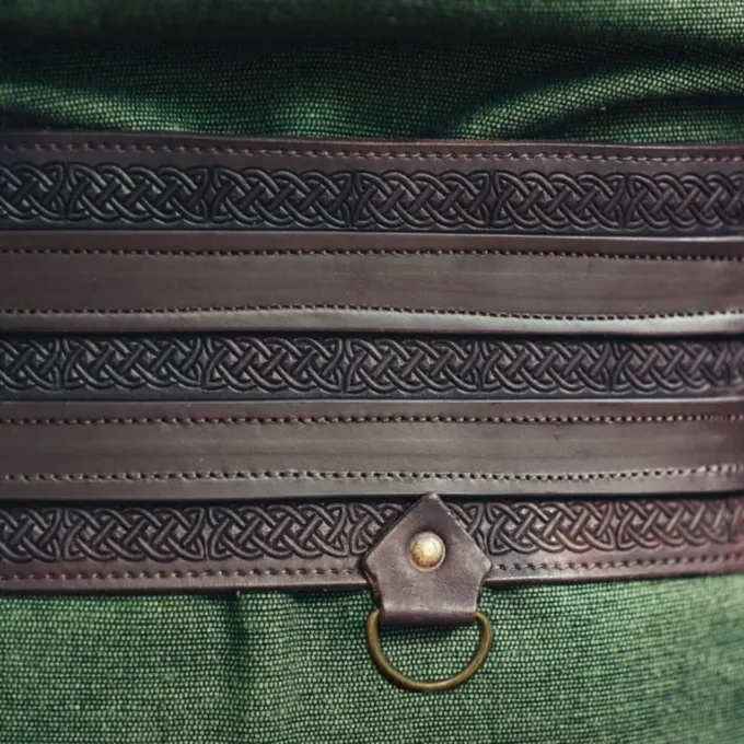 Leonardo Carbone Celtic Belt Ruari, Dark Brown 4 Leonardo Carbone Celtic Belt Ruari, Dark Brown - Image 4