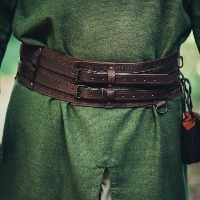 Leonardo Carbone Celtic Belt Ruari, Dark Brown 1 Leonardo Carbone Celtic Belt Ruari, Dark Brown