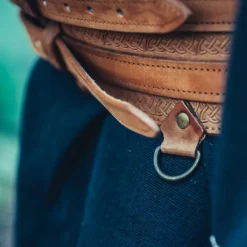 Leonardo Carbone Celtic Belt Ruari, Light Brown 7 Leonardo Carbone Celtic Belt Ruari, Light Brown -Medieval Clothing Sales Store celtic belt ruari light brown 2