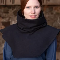 Burgschneider Chaperon Alex, Black 9 Burgschneider Chaperon Alex, Black -Medieval Clothing Sales Store chaperon alex black 3