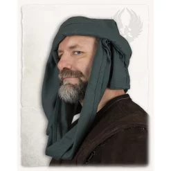 Mytholon Chaperon Rogier Van Der Weyden Green -Medieval Clothing Sales Store chaperon rogier van der weyden green 2