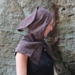 Leonardo Carbone Chaperon With Collar, Brown