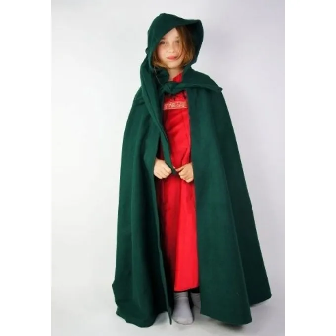 Leonardo Carbone Children's Cloak With Hood Brown 1 Leonardo Carbone Children's Cloak With Hood Brown