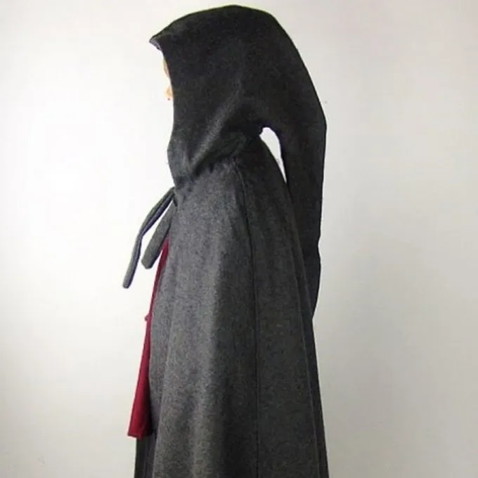Leonardo Carbone Children's Cloak With Hood Grey 1 Leonardo Carbone Children's Cloak With Hood Grey