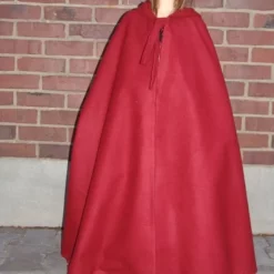 Leonardo Carbone Children's Cloak With Hood Red